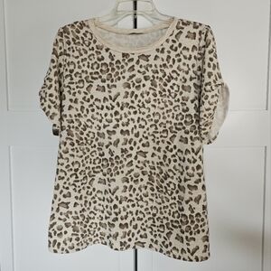 Jodifl leopard print top size L